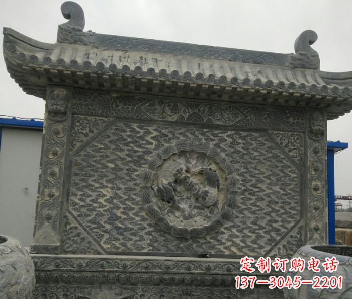 绍兴园林景观仿古石雕影壁