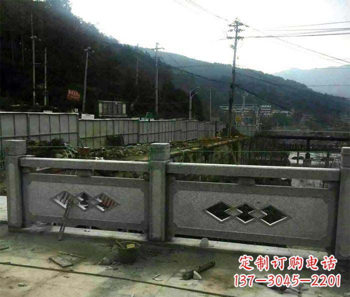 绍兴园林景观仿古石浮雕栏板 (2)