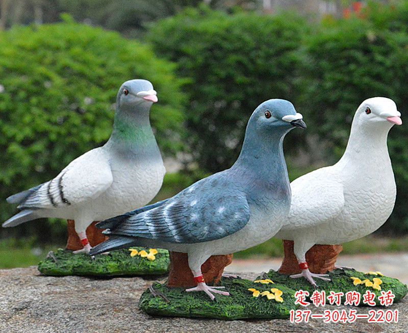 绍兴长春和平鸽雕塑