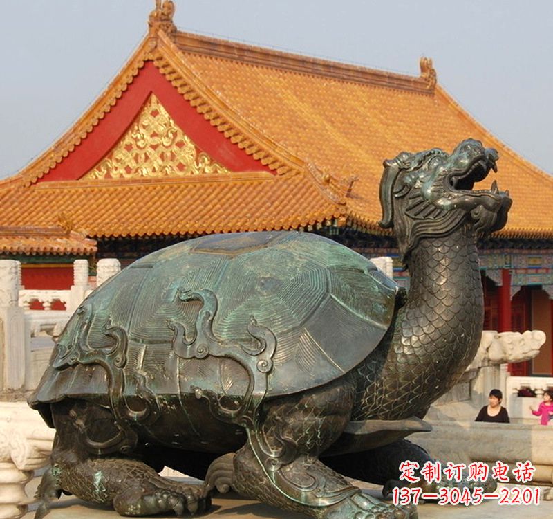 绍兴招财龙龟铜雕塑