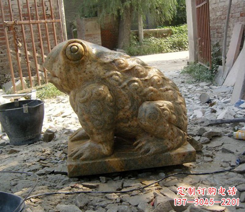 绍兴招财青蛙石雕