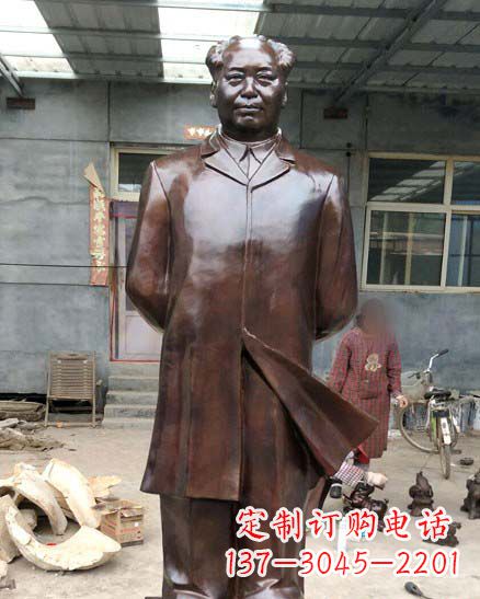 绍兴中国伟人毛泽东铜像