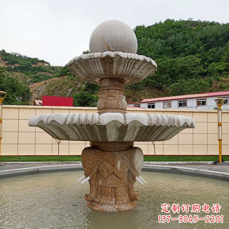 绍兴中式喷泉石雕
