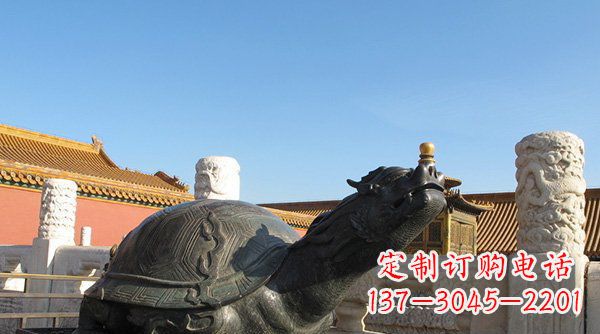 绍兴铸铜龙龟寺庙神兽铜雕