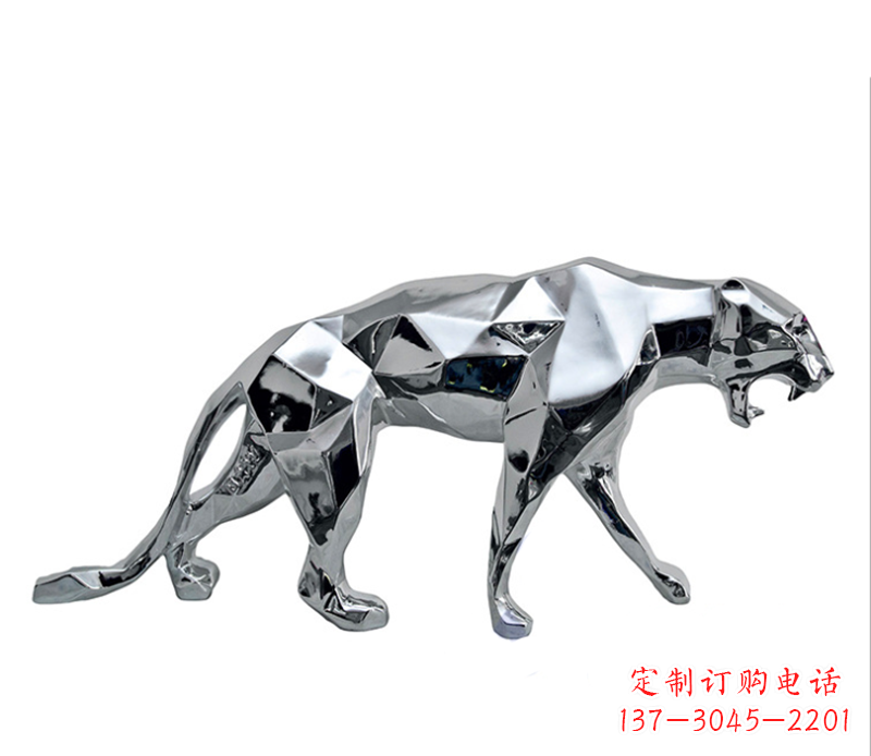 绍兴豹子雕塑不锈钢