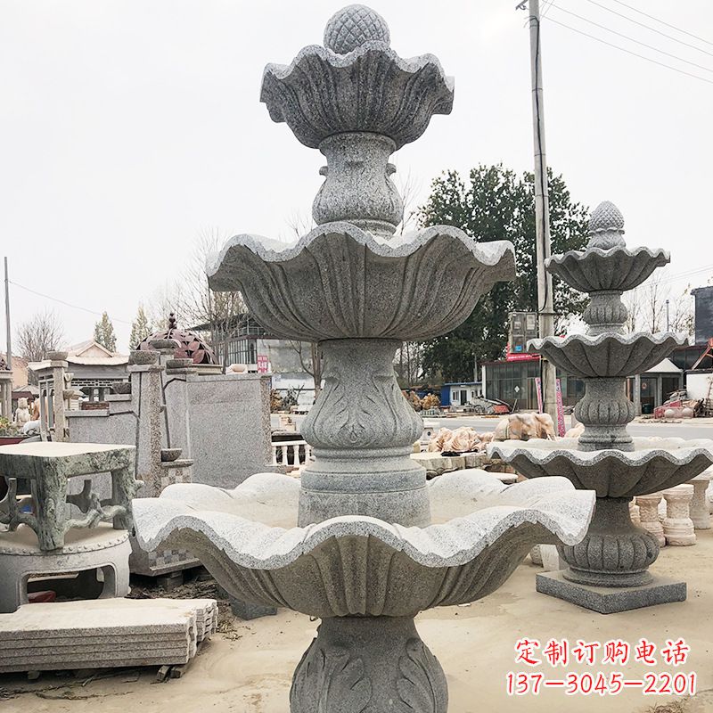 绍兴自然石雕流水喷泉