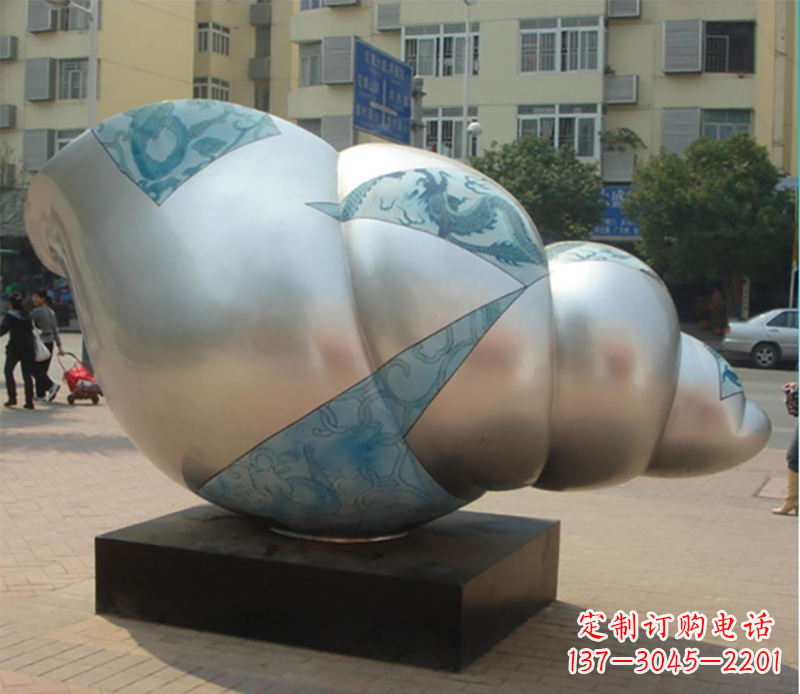 绍兴海螺雕塑不锈钢