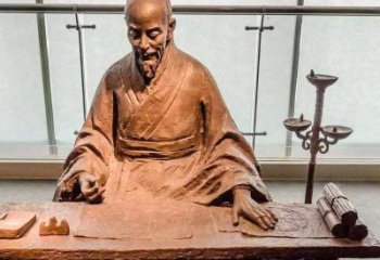 绍兴祖冲之圆周率情景小品雕塑-中国古代数学家著名历史人物